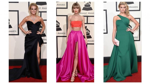 Vedetele prezente la gala de decernare a premiilor Grammy au dat startul tendințelor în modă ale anului 2016. Divele au mizat pe senzualitate și astfel au purtat rochii menite să le pună în evidență calitățile fizice.